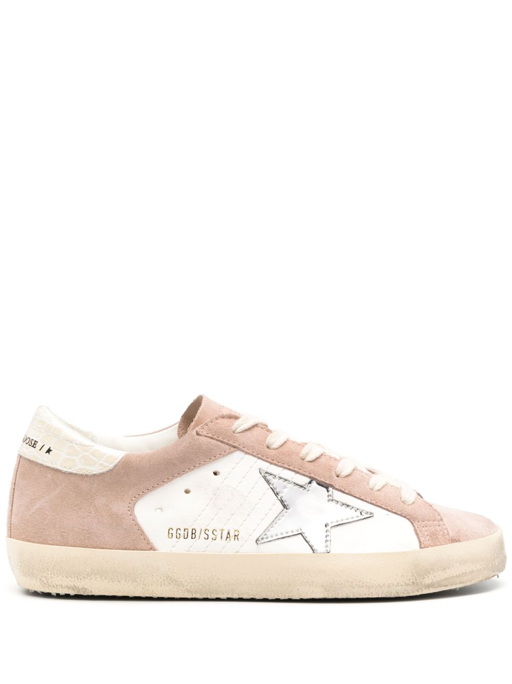 Golden Goose Super-Star distressed-finish sneakers - Neutrals von Golden Goose