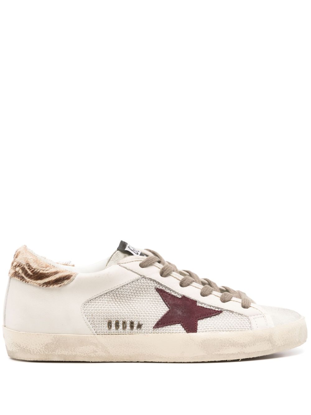 Golden Goose Super-Star distressed sneakers - Neutrals von Golden Goose