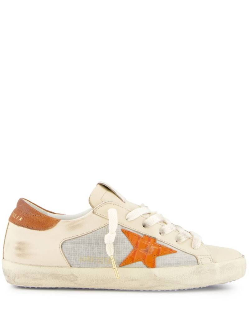 Golden Goose Super-Star leather sneakers - Neutrals von Golden Goose