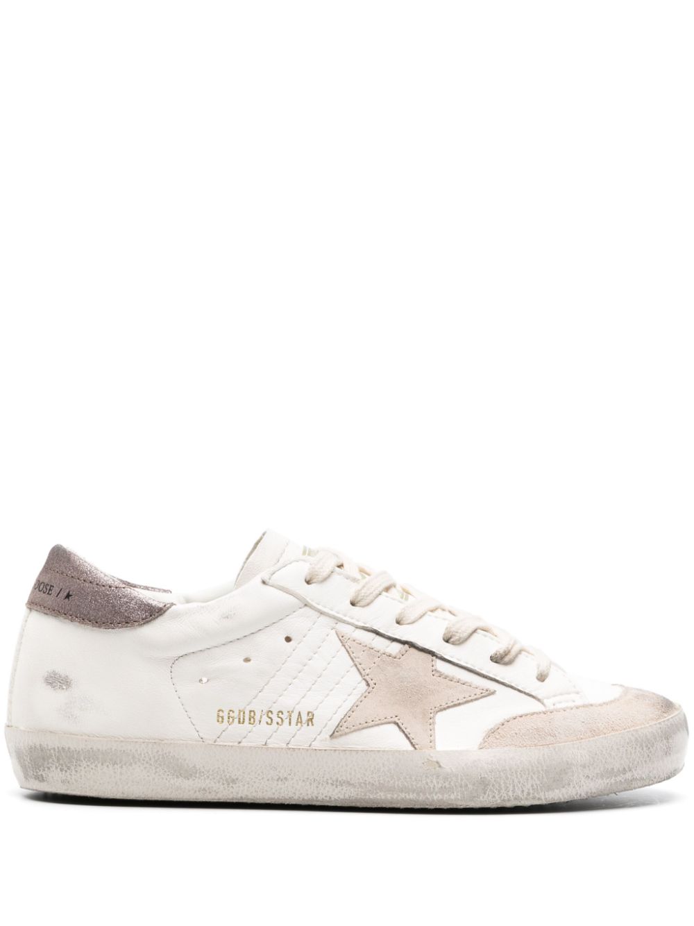 Golden Goose Super-Star leather sneakers - White von Golden Goose