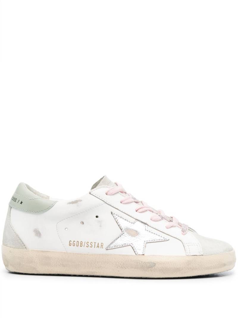 Golden Goose Super-Star leather sneakers - White von Golden Goose