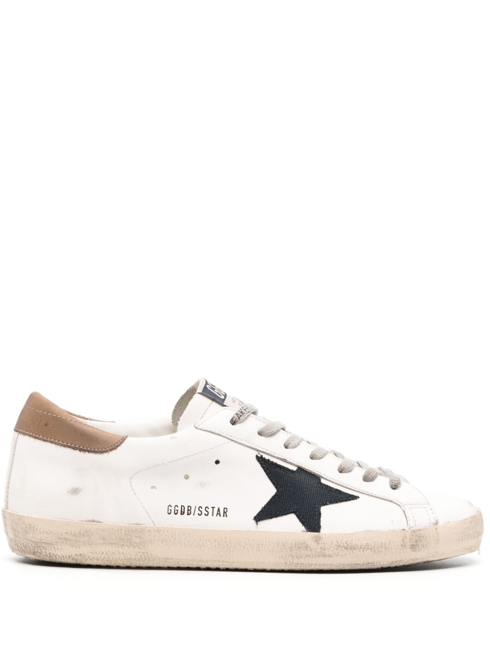 Golden Goose Super-Star leather sneakers - White von Golden Goose