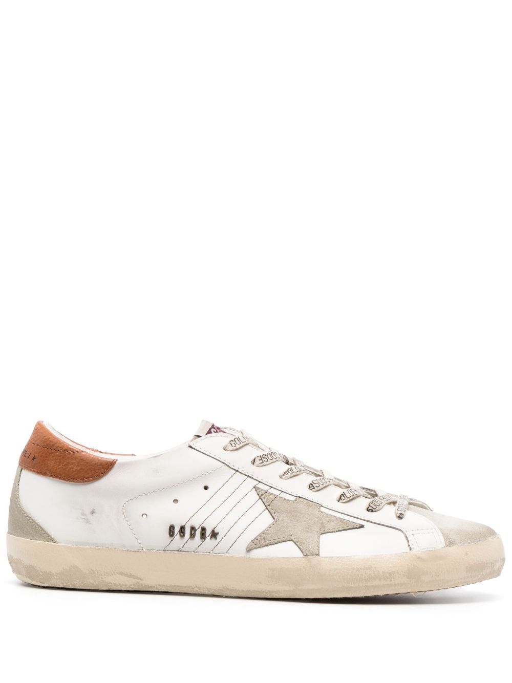 Golden Goose Super-Star leather sneakers - White von Golden Goose