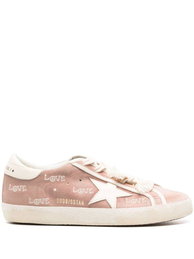 Golden Goose Super Star suede sneakers - Pink von Golden Goose