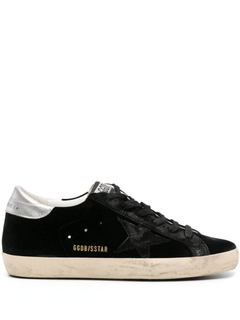 Golden Goose Super-Star velvet sneakers - Black von Golden Goose