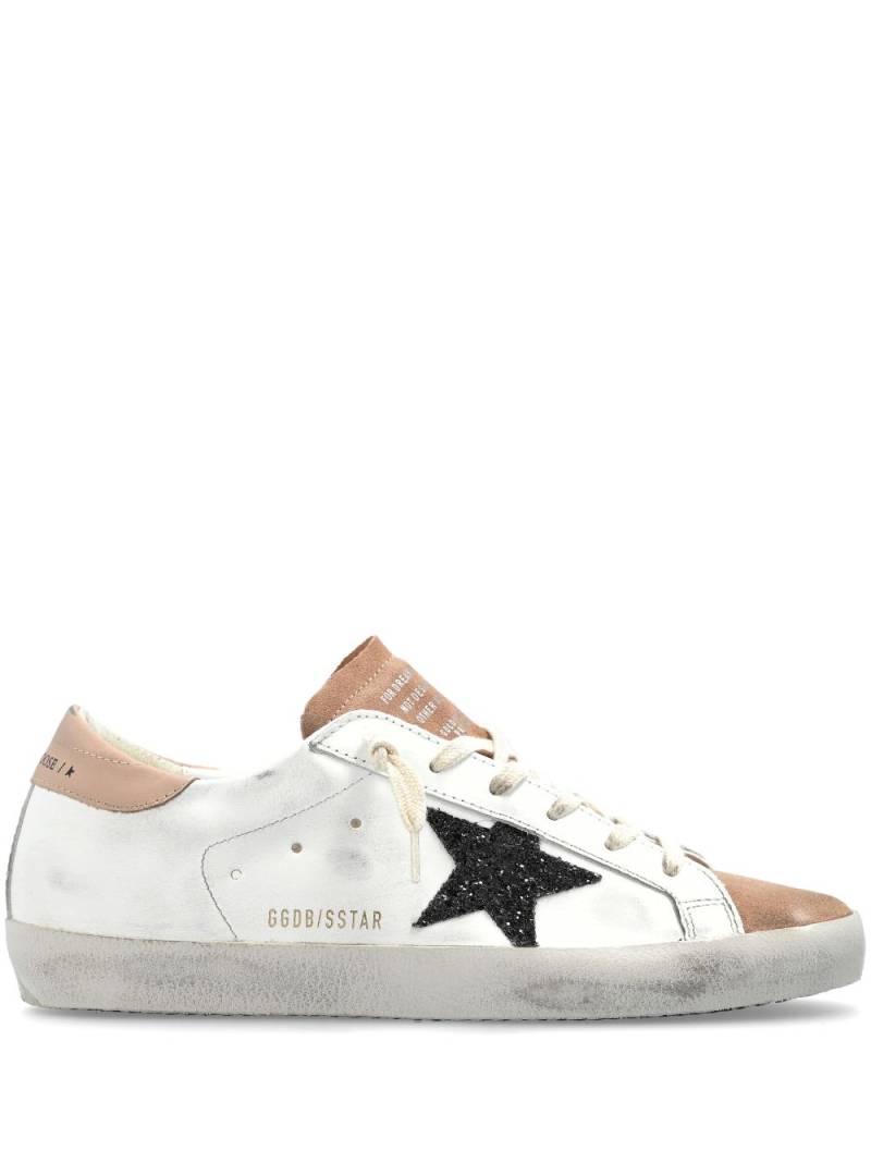 Golden Goose Super-star leather sneakers - White von Golden Goose