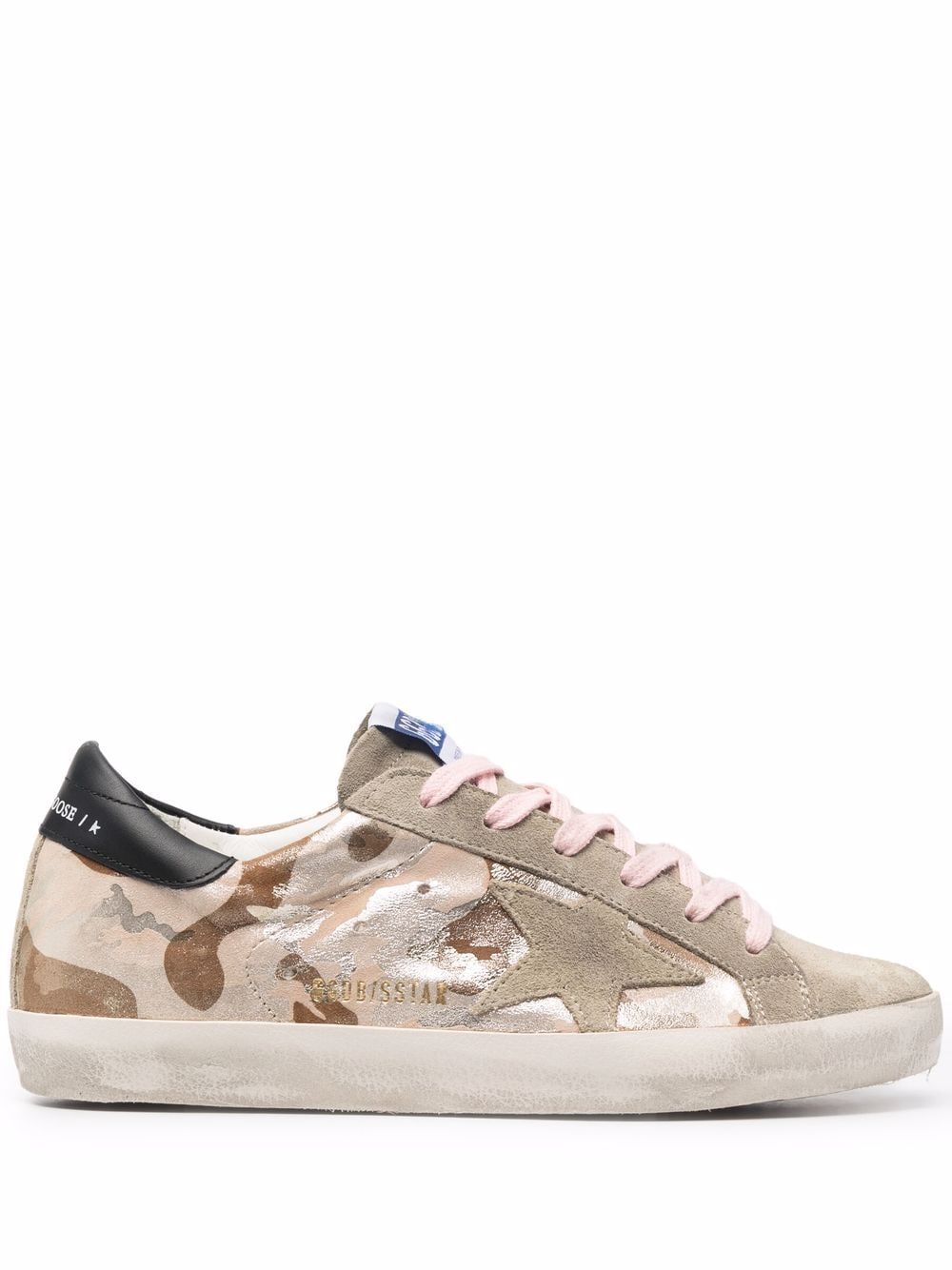 Golden Goose Super-Star camouflage sneakers - Neutrals von Golden Goose