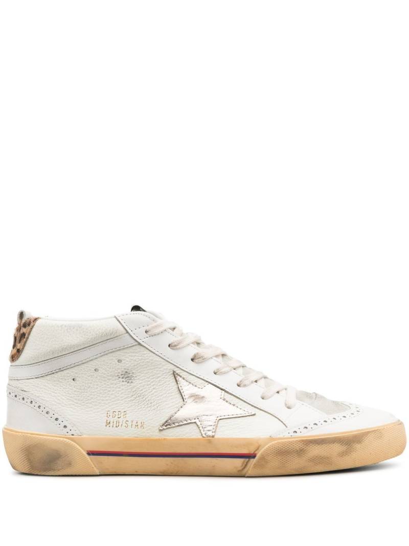 Golden Goose Superstar contrast heel sneakers - White von Golden Goose