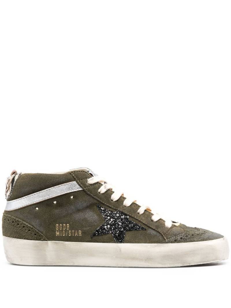 Golden Goose Superstar hi-top sneakers - Green von Golden Goose