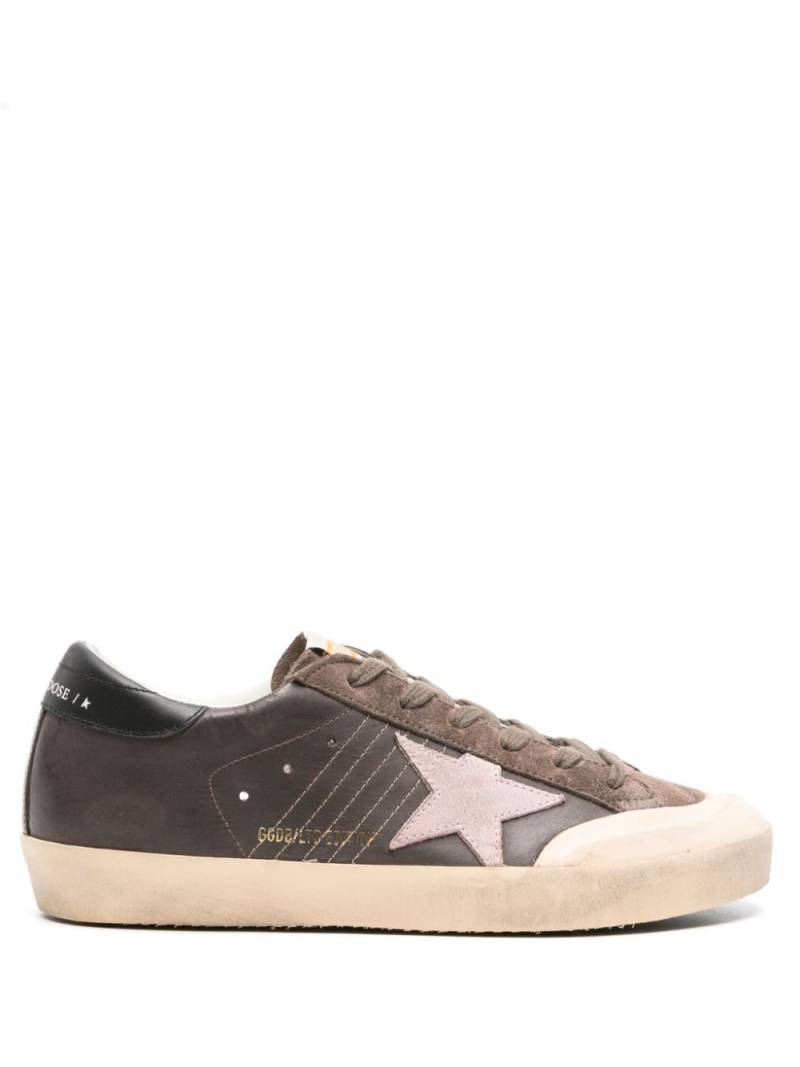 Golden Goose Superstar panelled sneakers - Brown von Golden Goose