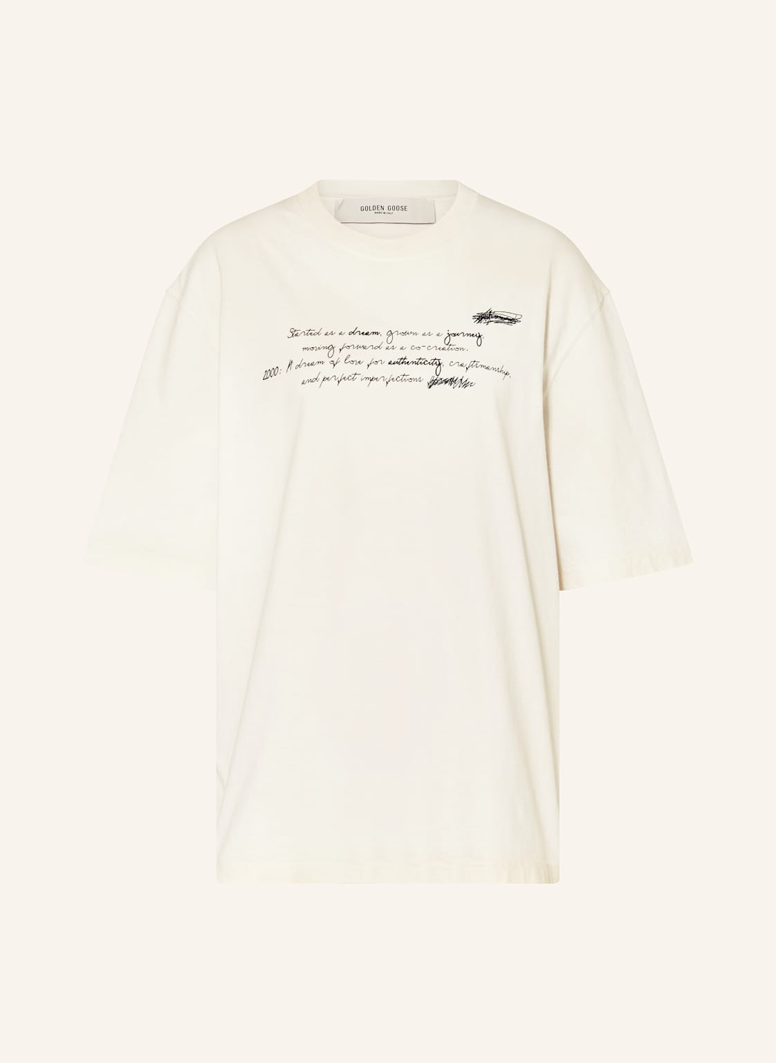 Golden Goose T-Shirt Journey weiss von Golden Goose