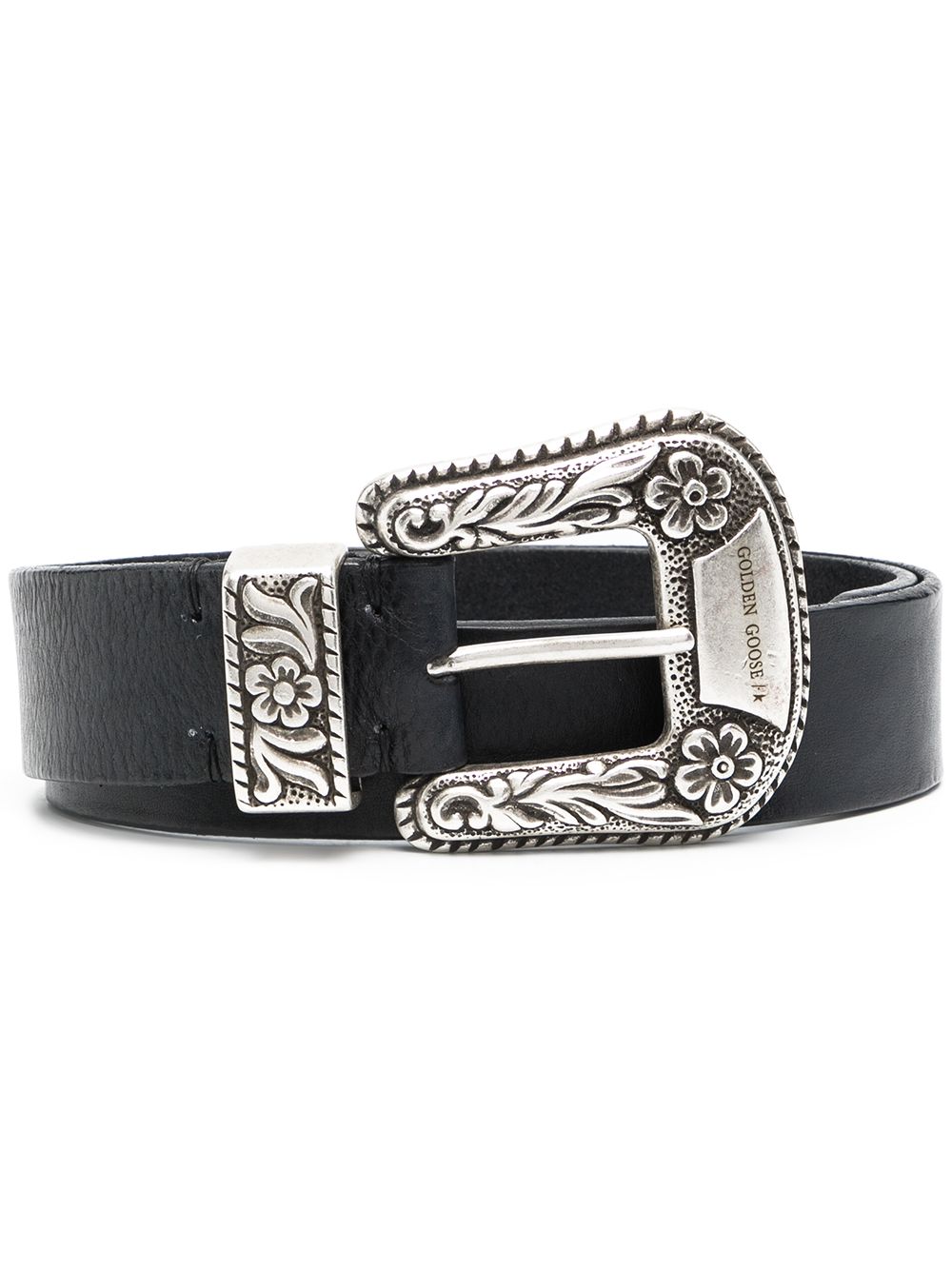 Golden Goose Western-inspired buckled belt - Black von Golden Goose