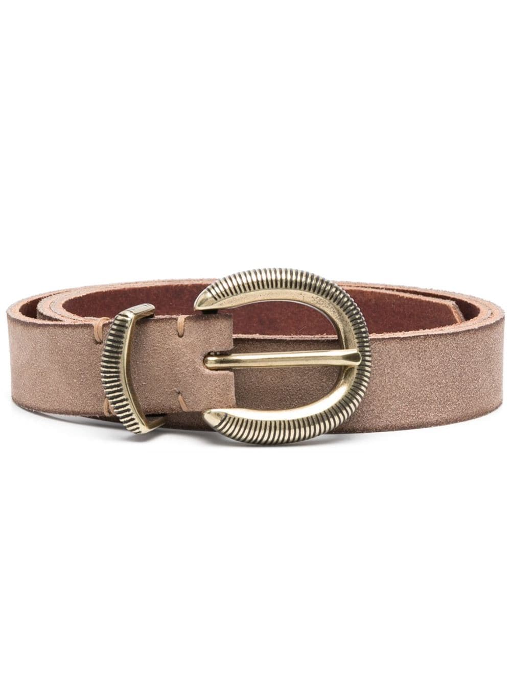 Golden Goose buckle leather belt - Brown von Golden Goose