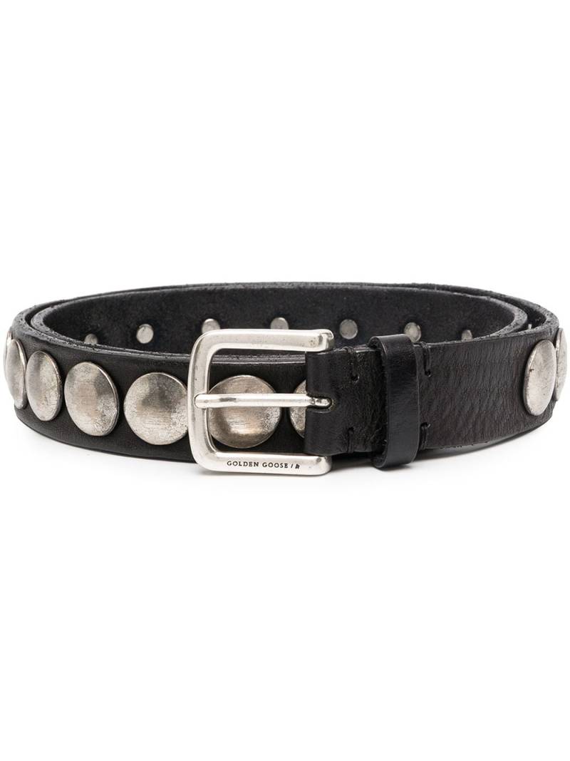 Golden Goose disc-embellished belt - Black von Golden Goose