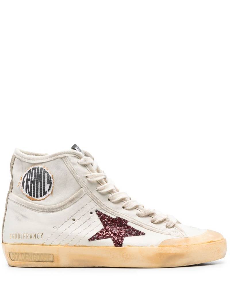 Golden Goose distressed high-top sneakers - Neutrals von Golden Goose