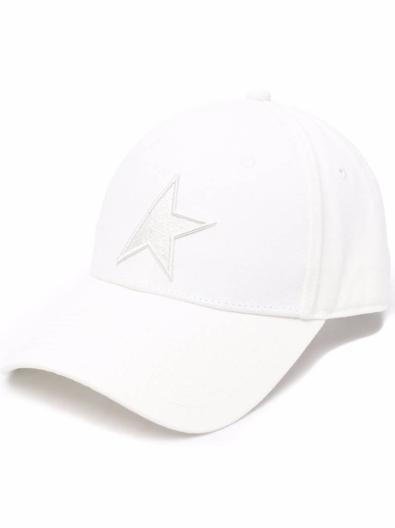 Golden Goose embroidered-star baseball cap - White von Golden Goose