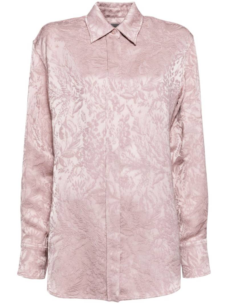 Golden Goose floral-embroidered shirt - Pink von Golden Goose