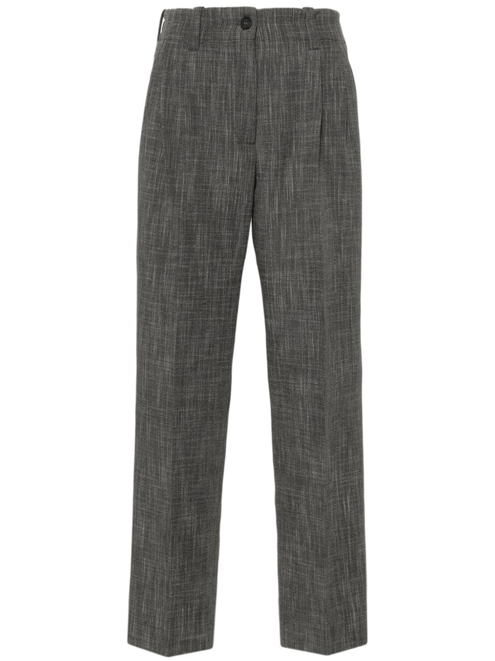 Golden Goose high-waisted tapered-leg trousers - Grey von Golden Goose