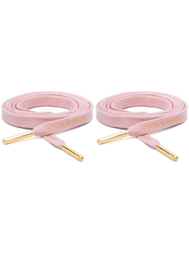 Golden Goose laces kit (set of two) - Pink von Golden Goose