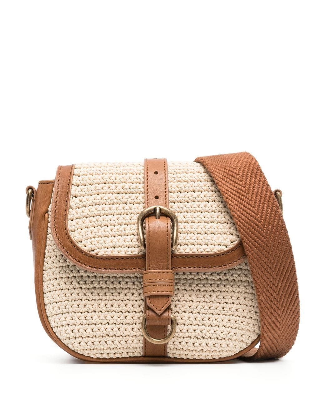 Golden Goose leather crossbody bag - Neutrals von Golden Goose