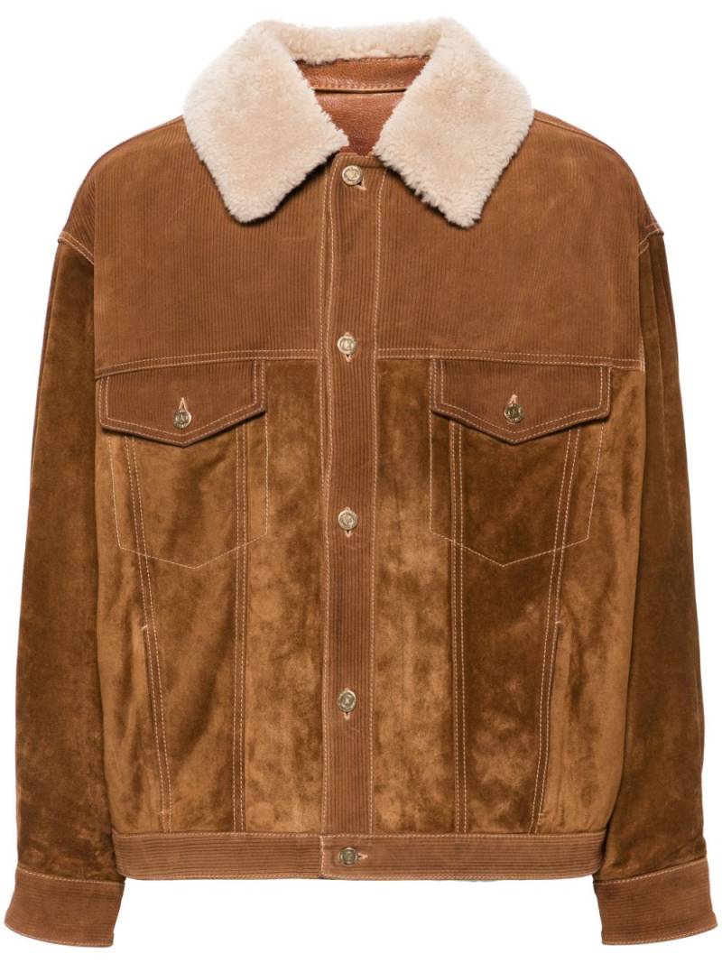 Golden Goose leather jacket - Brown von Golden Goose