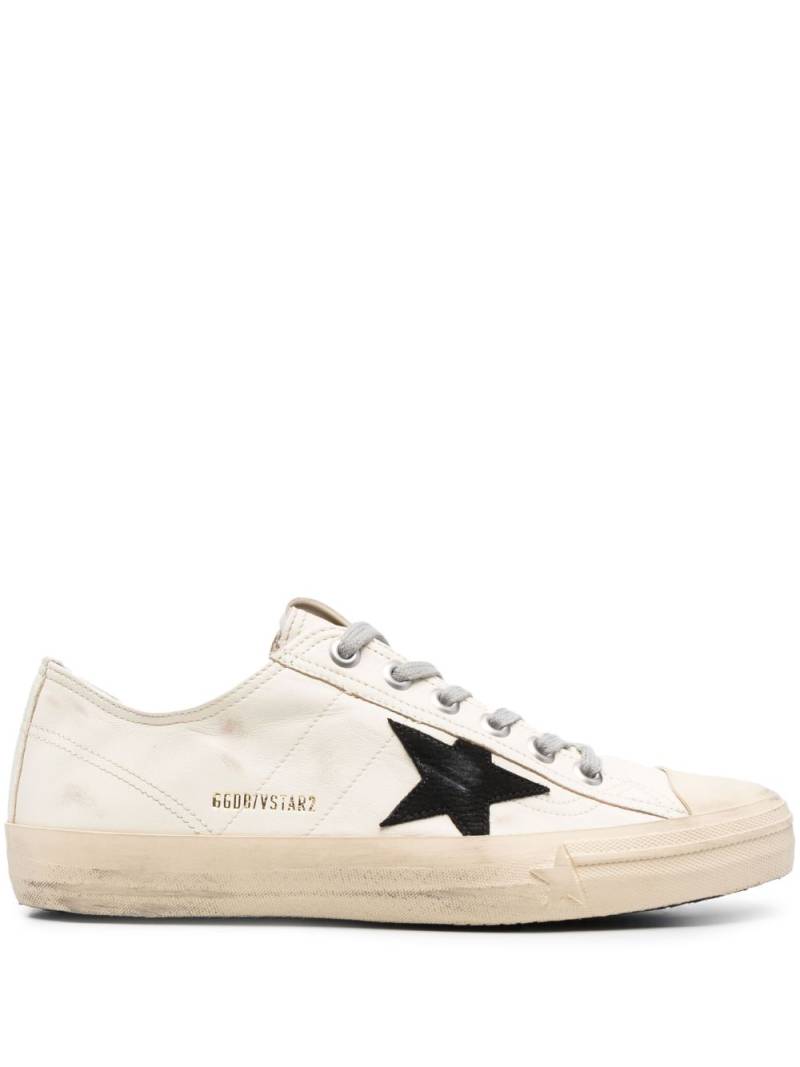 Golden Goose leather low-top sneakers - Neutrals von Golden Goose