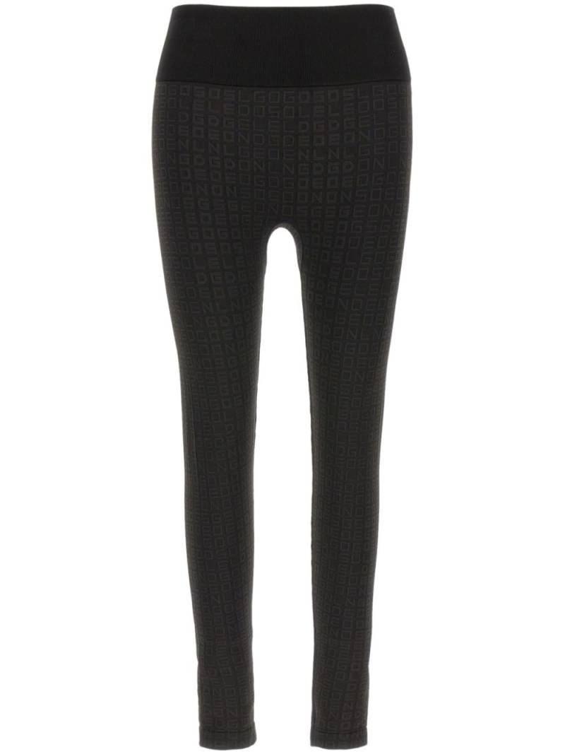 Golden Goose logo leggings - Black von Golden Goose