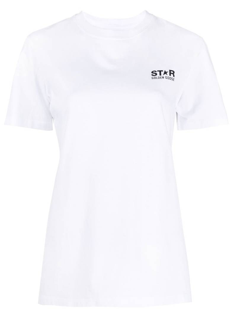 Golden Goose logo-print short-sleeve T-shirt - White von Golden Goose