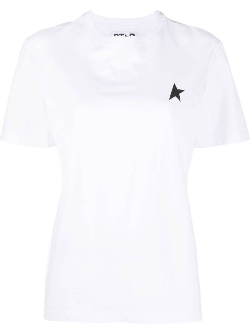 Golden Goose logo-print short-sleeve T-shirt - White von Golden Goose