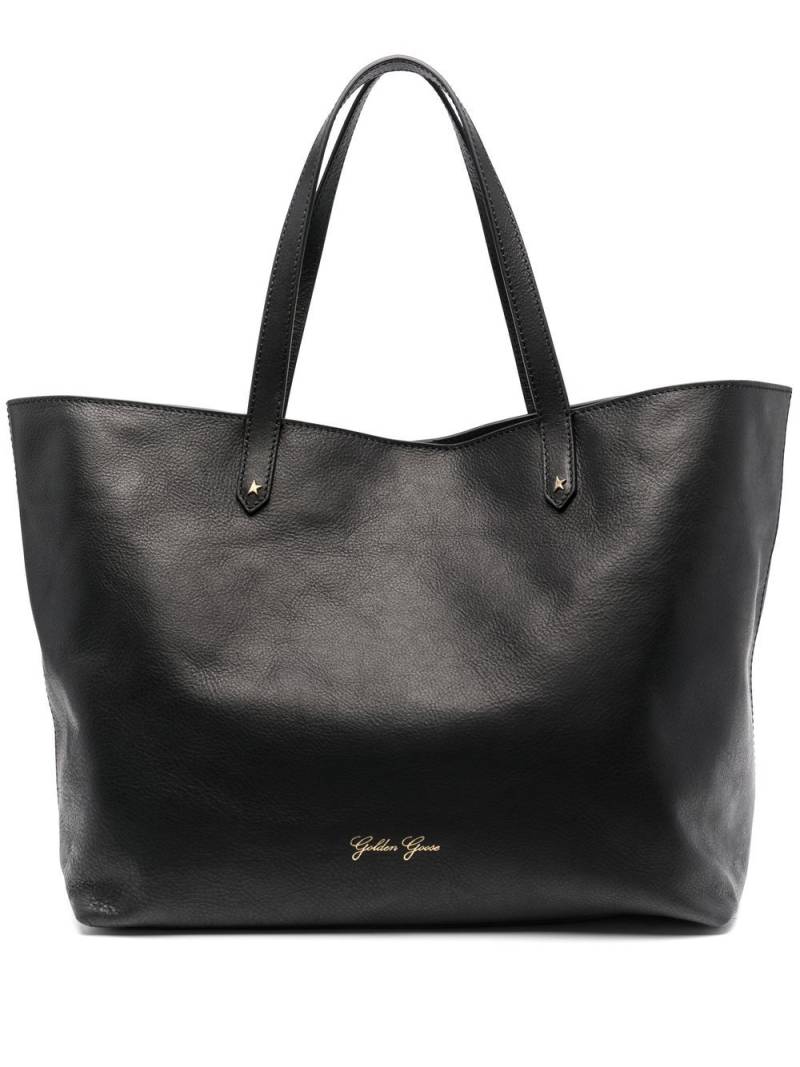 Golden Goose logo-print tote bag - Black von Golden Goose