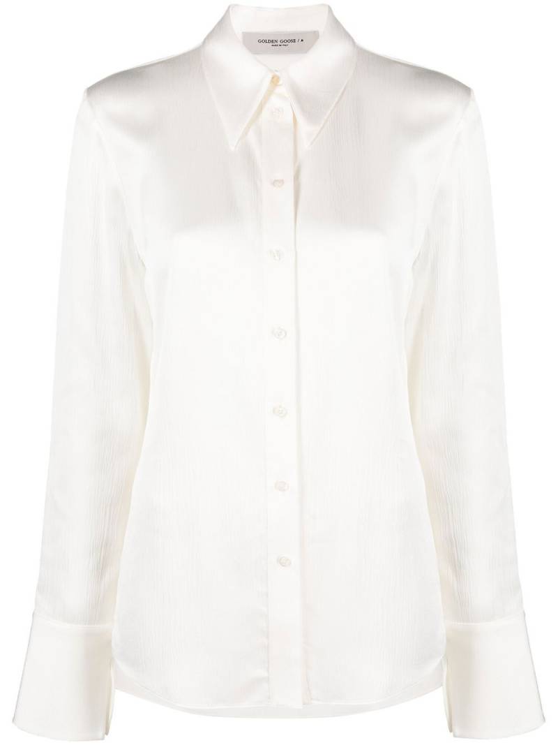 Golden Goose long-sleeve button-up shirt - White von Golden Goose