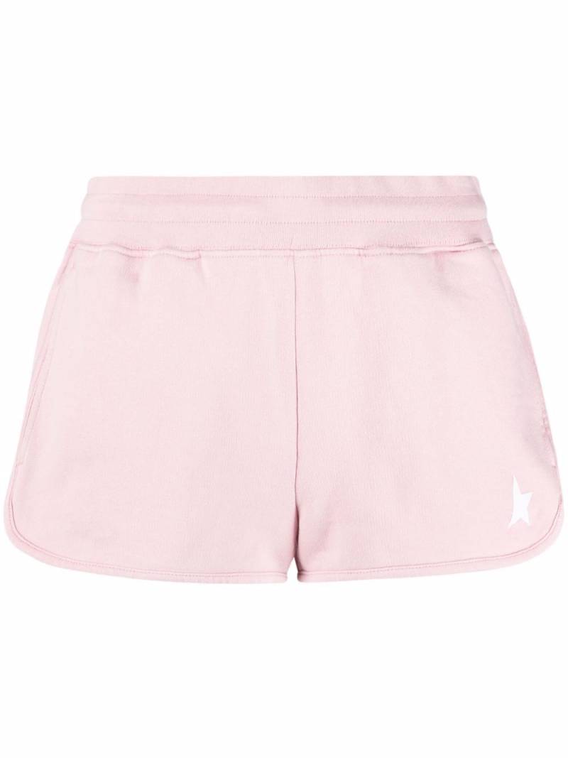 Golden Goose motif-print track shorts - Pink von Golden Goose