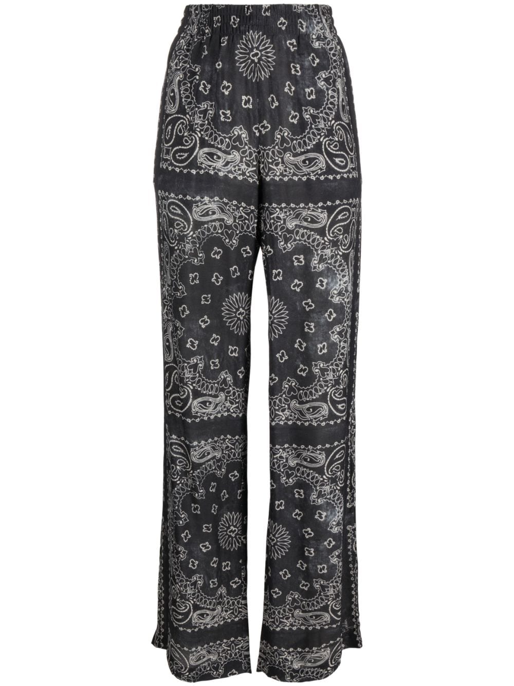 Golden Goose paisley-print wide-leg trousers - Grey von Golden Goose