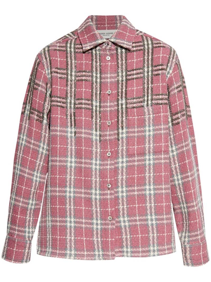 Golden Goose plaid shirt - Pink von Golden Goose