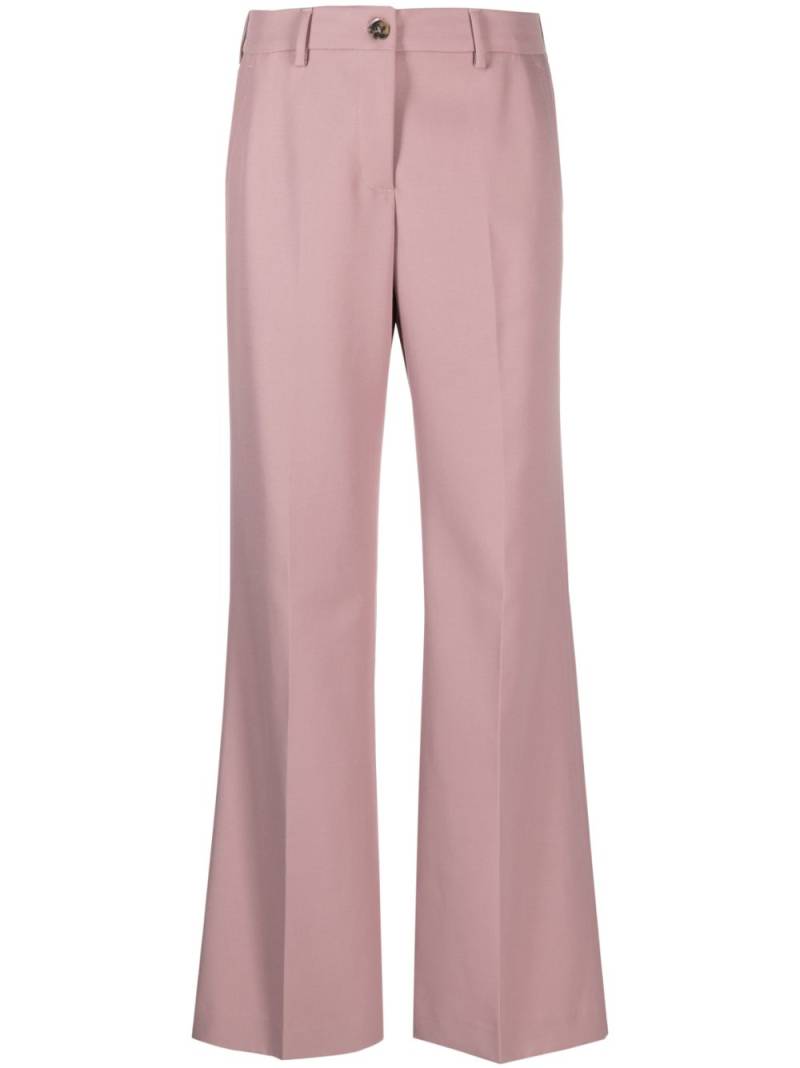 Golden Goose pressed-crease straight-leg trousers - Pink von Golden Goose