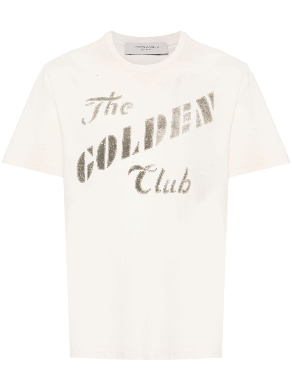 Golden Goose printed cotton T-shirt - Neutrals von Golden Goose