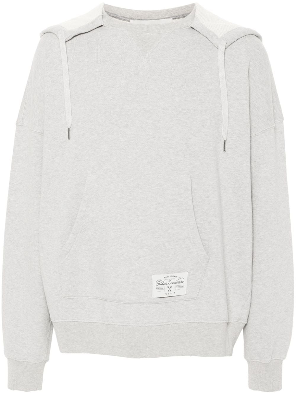 Golden Goose printed cotton hoodie - Grey von Golden Goose