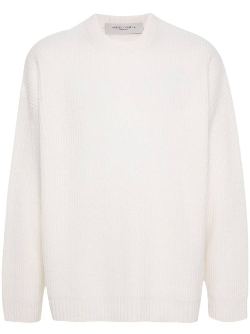 Golden Goose ribbed sweater - White von Golden Goose