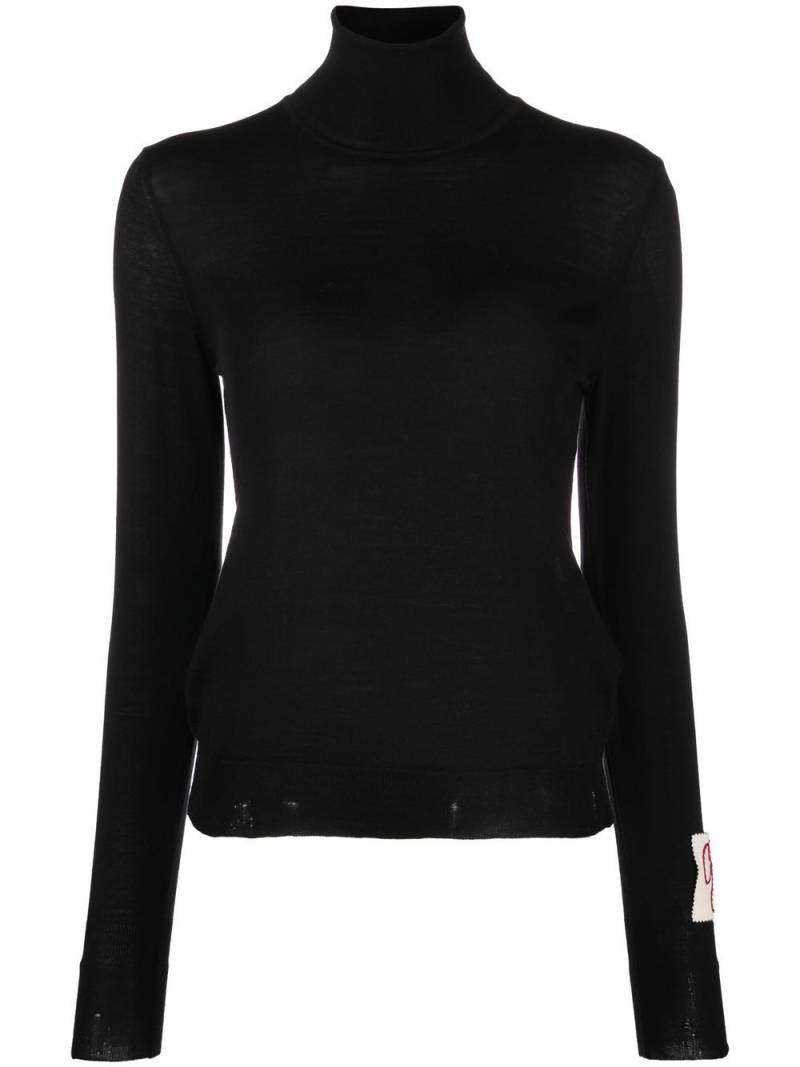 Golden Goose roll-neck fitted jumper - Black von Golden Goose