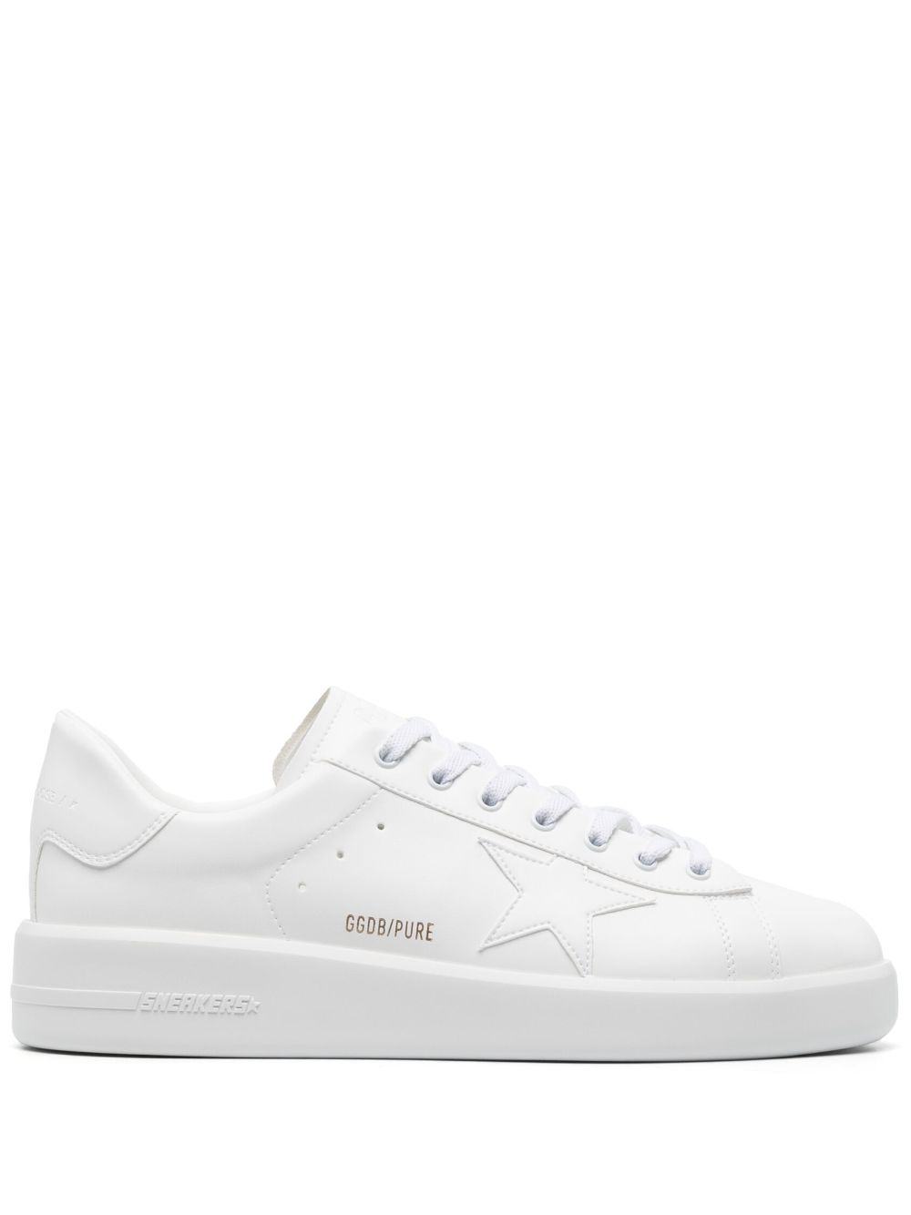 Golden Goose Purestar faux-leather sneakers - White von Golden Goose