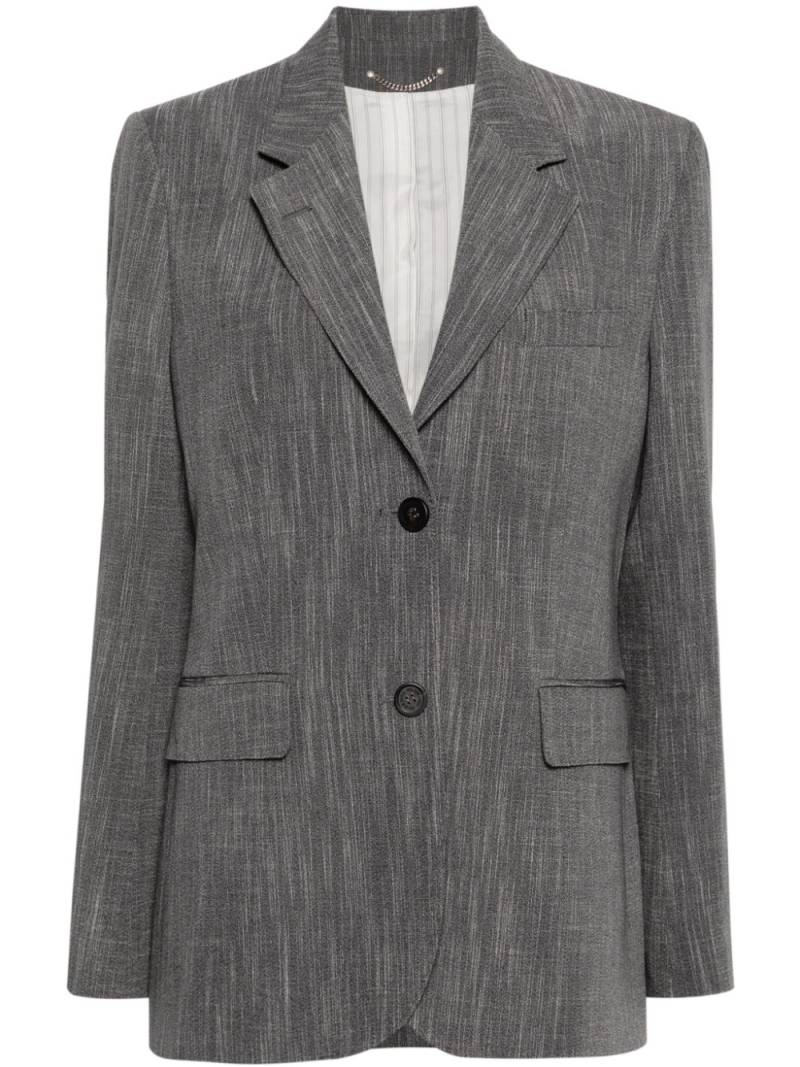 Golden Goose single-breasted mélange-effect blazer - Grey von Golden Goose