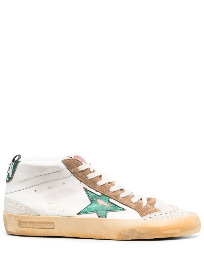 Golden Goose star-patch high-top sneakers - Neutrals von Golden Goose