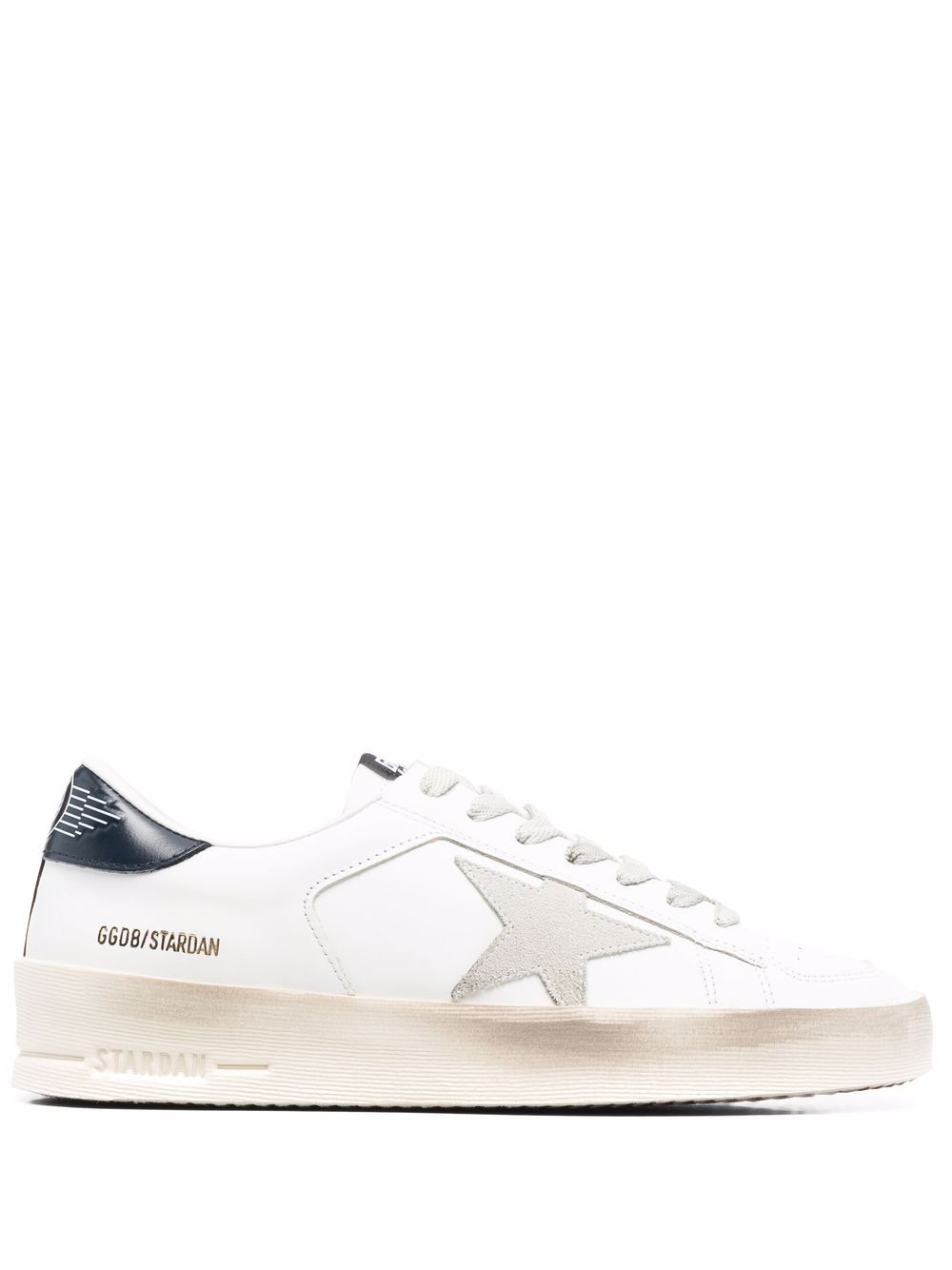 Golden Goose star-patch lace-up sneakers - White von Golden Goose