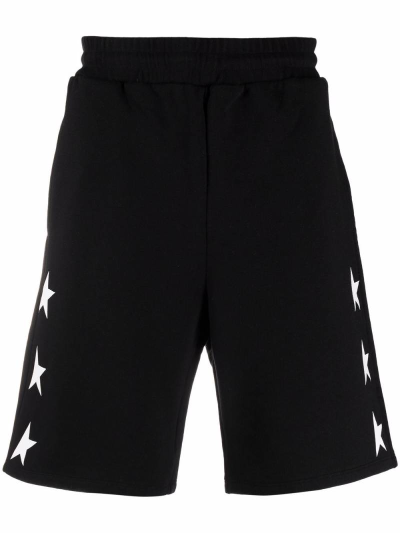 Golden Goose star print shorts - Black von Golden Goose