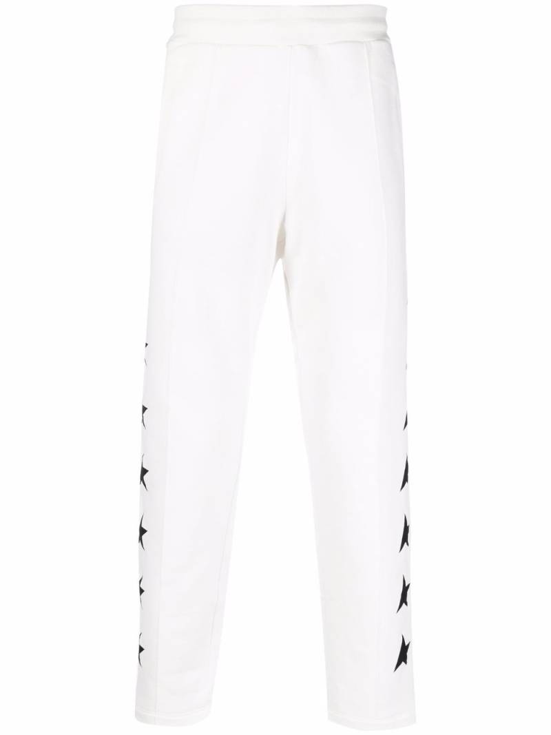 Golden Goose star print track pants - White von Golden Goose