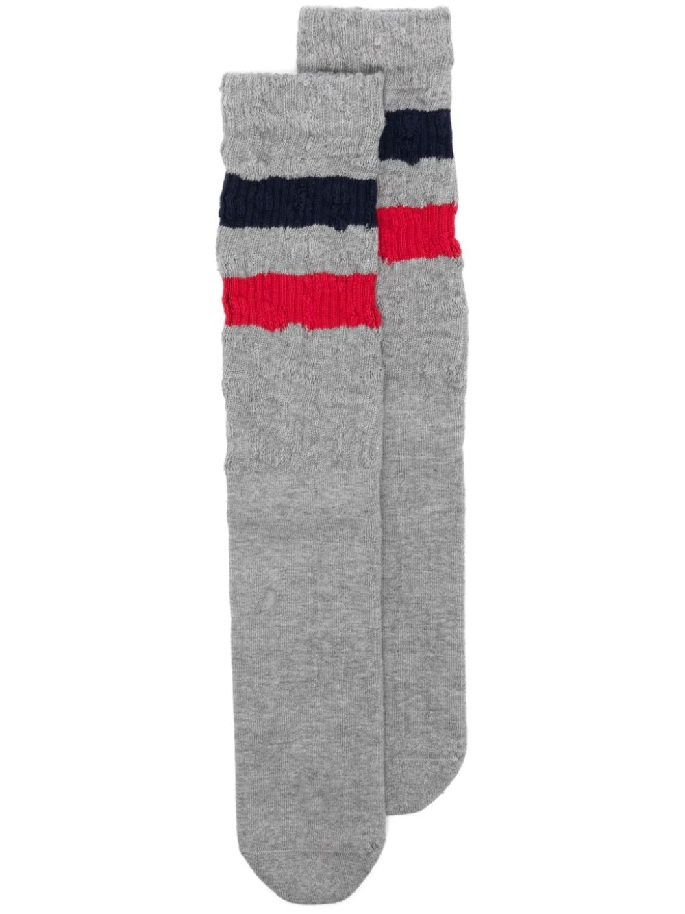 Golden Goose striped socks - Grey von Golden Goose