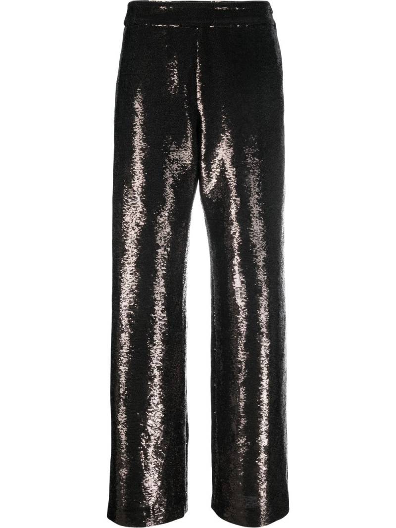 Golden Goose wide-leg sequin-embellished trousers - Grey von Golden Goose