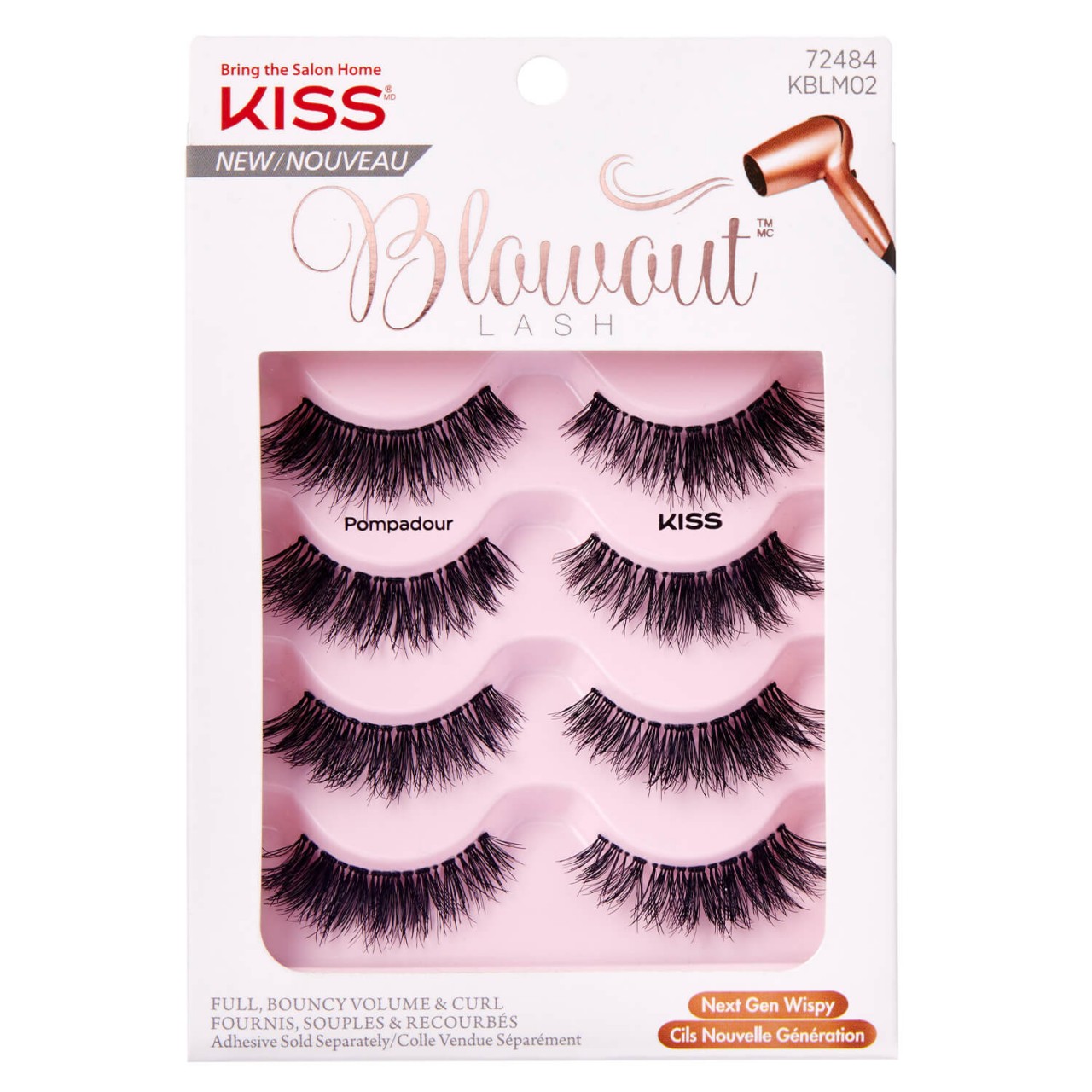 KISS Lashes - Blowout Lash Multipack No.2 Pompadour von KISS