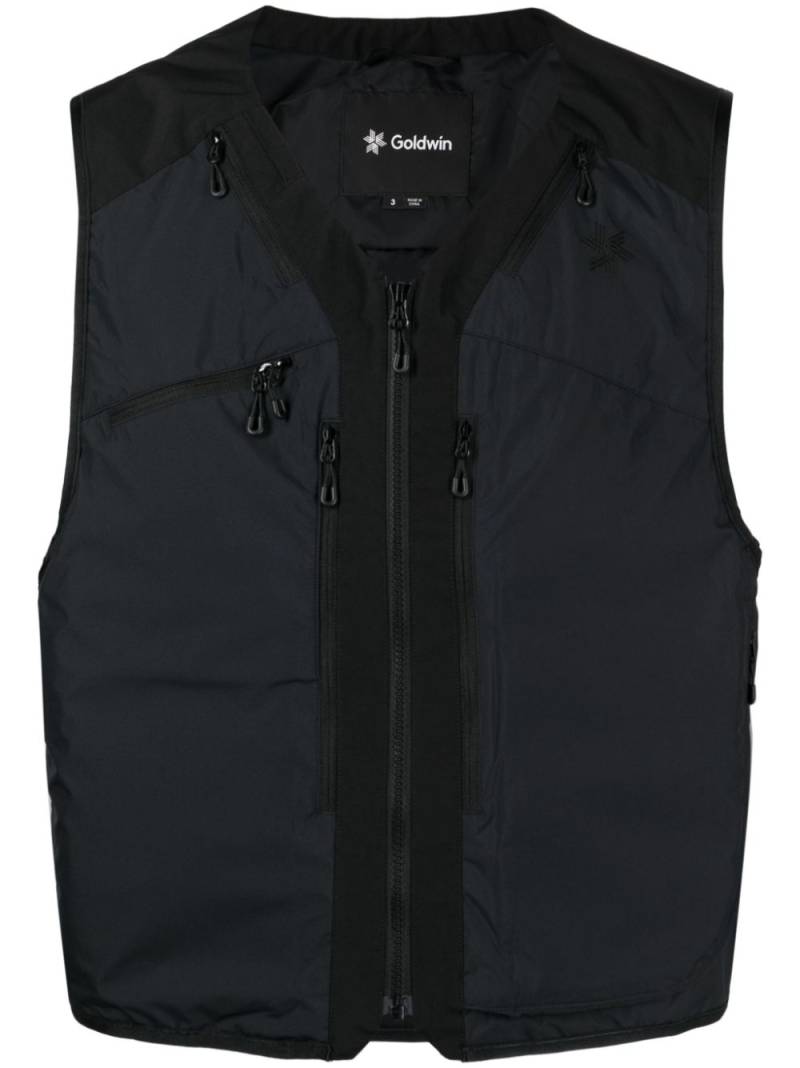 Goldwin Pertex Shield 2L logo-embroidered padded gilet - Black von Goldwin