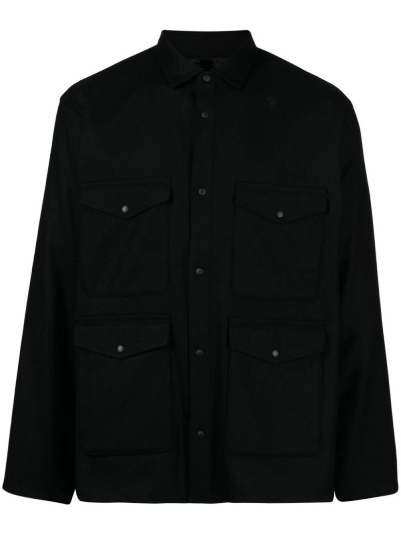 Goldwin long-sleeve felted-finish shirt - Black von Goldwin